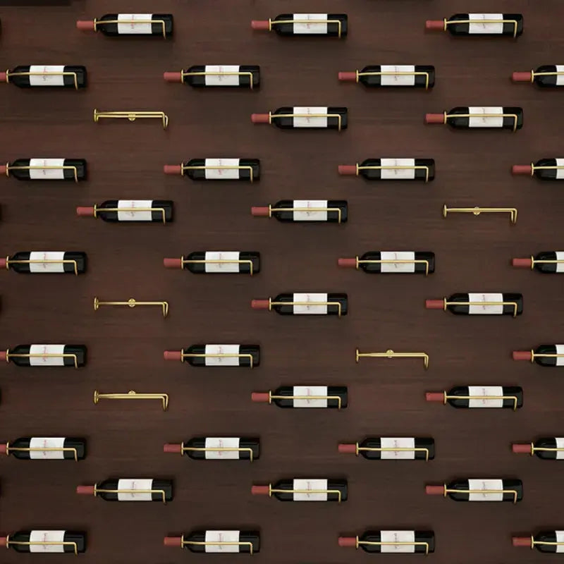 Bottle Shaped Wall Mounted Wine Holder Cellar Wall