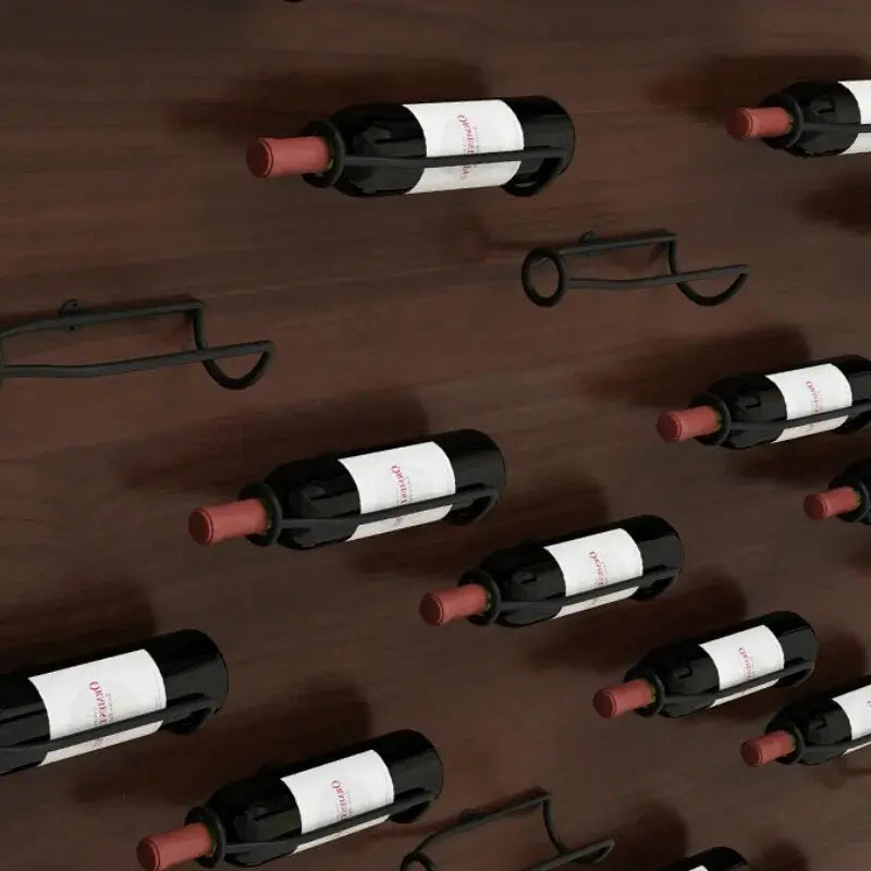 Bottle Shaped Wall Mounted Wine Holder Cellar Wall