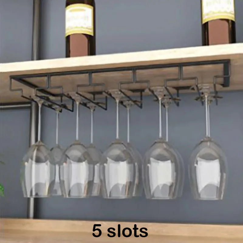 Wall Mount Wine Glass Holder 50 x 22.5cm Cellar Wall