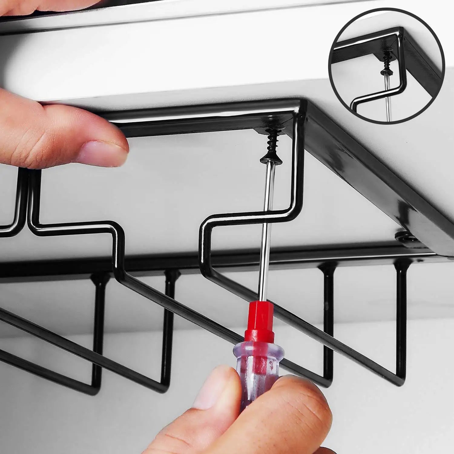 Wall Mount Wine Glass Holder  Cellar Wall