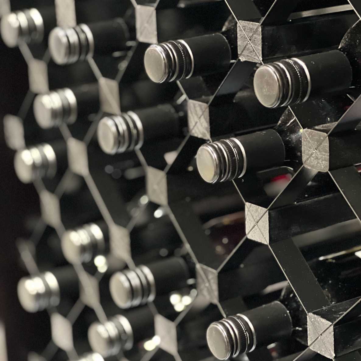 Modern Module Cube Wine Rack Cellar Wall