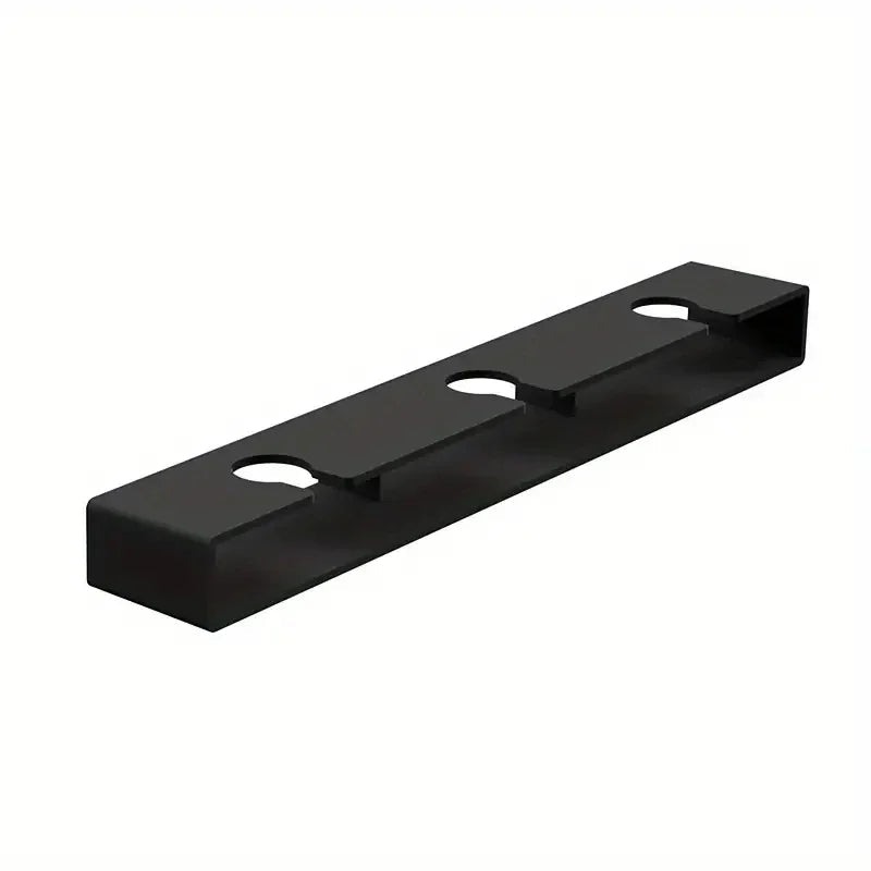 Under Cabinet Wine Glass Rack System Black Cellar Wall