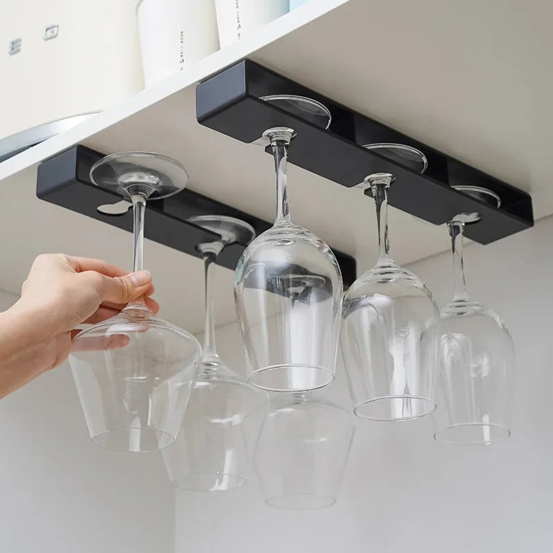 Under Cabinet Wine Glass Rack System  Cellar Wall