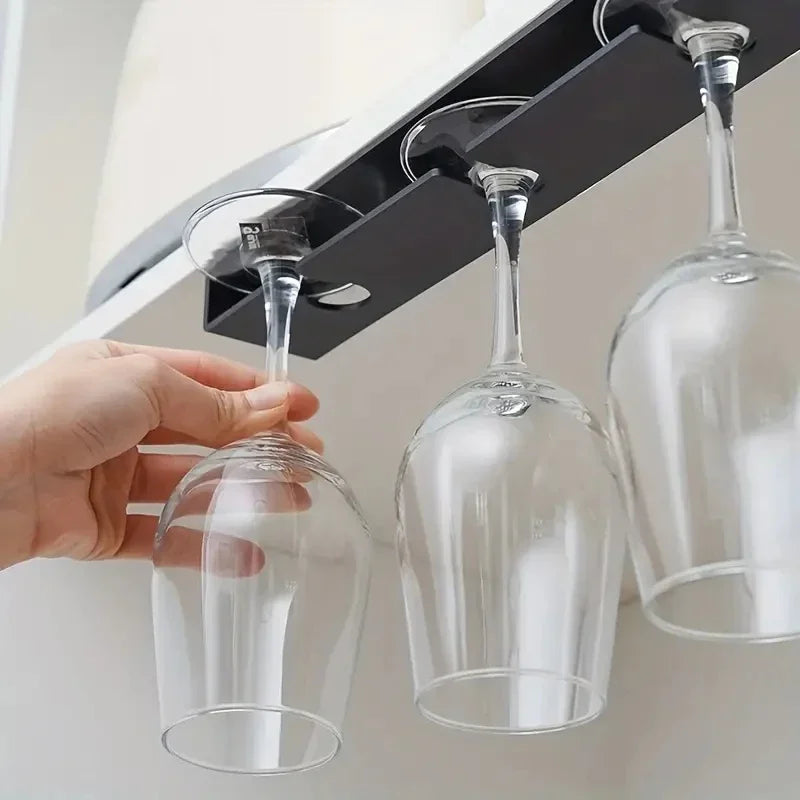 Under Cabinet Wine Glass Rack System  Cellar Wall