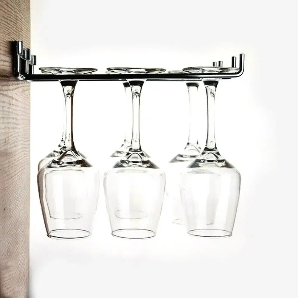 Wall Mounted Hanging Wine Glass Holder  Cellar Wall