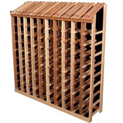 Wine Cabinet Display Stand Rustic Cellar Wall