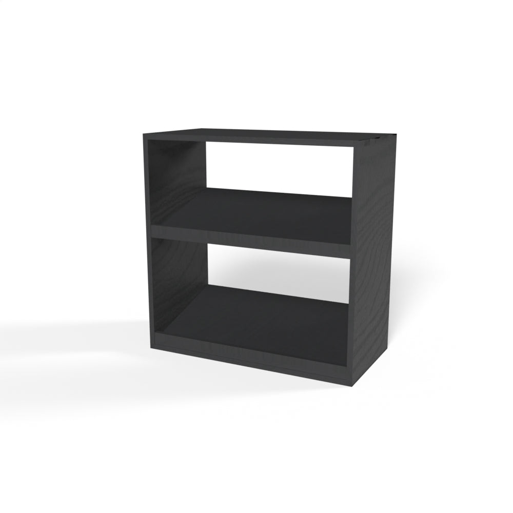 14 Bottles Display Wine Rack - Natural Pine-Rich Black-Mahogany-Interior Natural Pine- Cellar Wall- 40395064