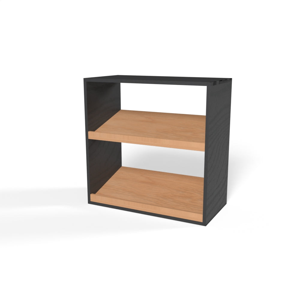 14 Bottles Display Wine Rack - Natural Pine-Rich Black-Mahogany-Interior Natural Pine- Cellar Wall- 66546705