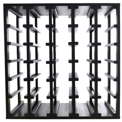 30 Bottles Cube Wine Rack - Natural Pine-Rich Black-Mahogany- Cellar Wall- 27549352