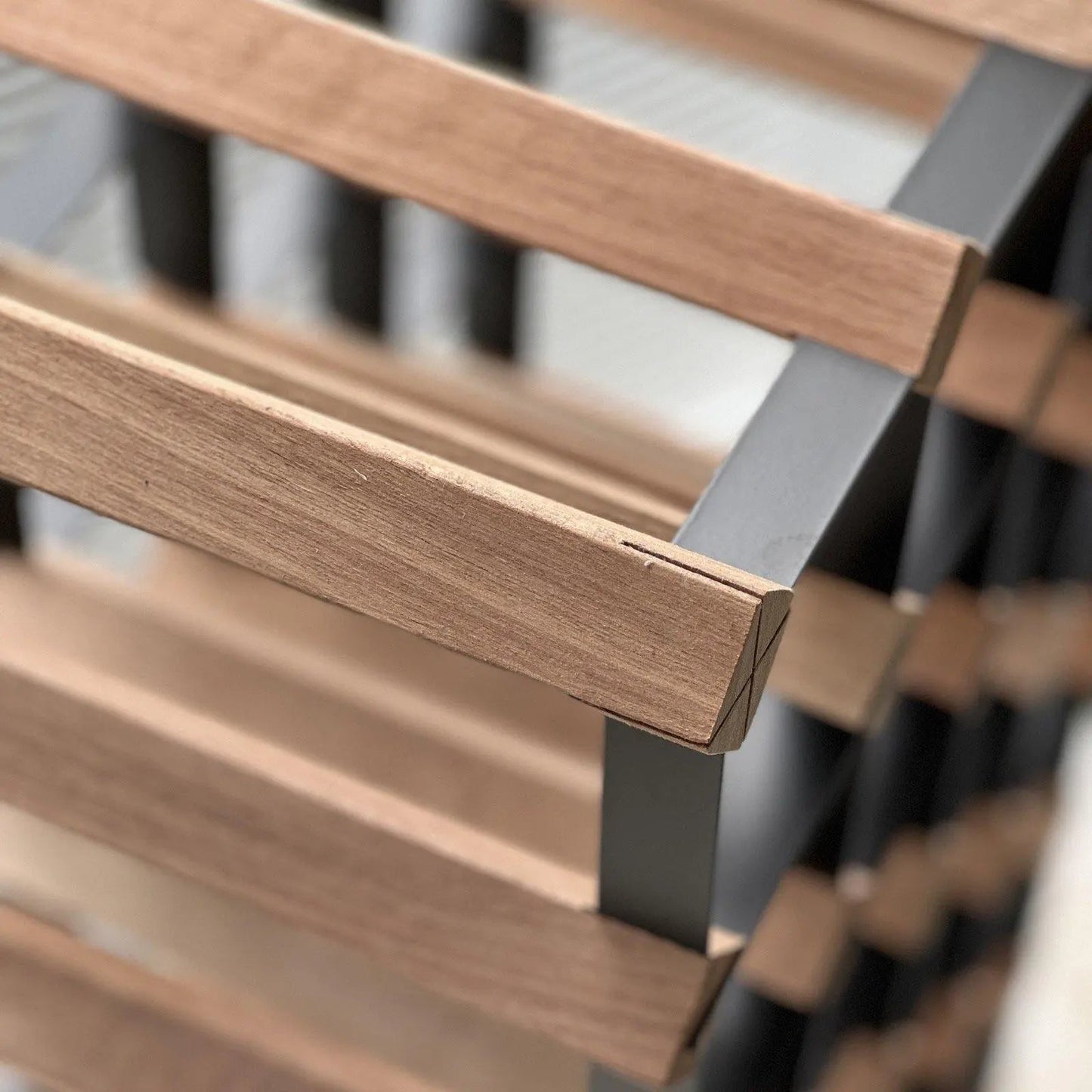 32 Bottles Classic Line Wine Rack - Natural Pine-Rich Black-Rustic-Mahogany Brown- Cellar Wall- 70199969