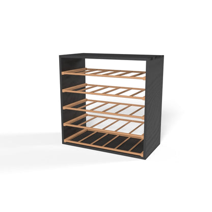 36 Bottles Shelves Wine Rack Cube - Natural Pine-Interior Natural Pine- Cellar Wall- 33547361