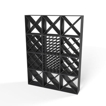 420 Bottles Wine Rack Set RichBlack Cellar Wall