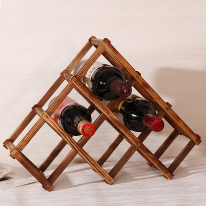Wooden Folding Wine Rack