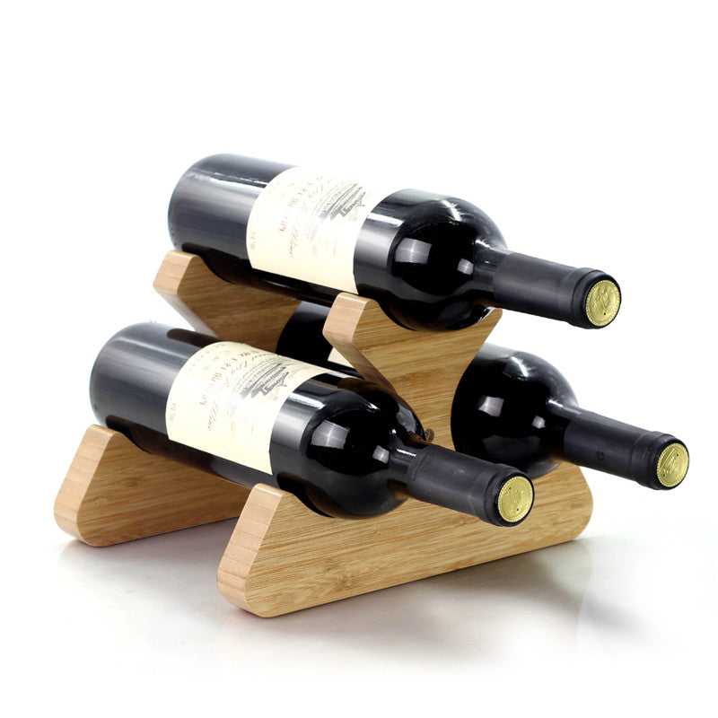 Bamboo Display Wine Rack - Medium-Small- Cellar Wall- 97551855