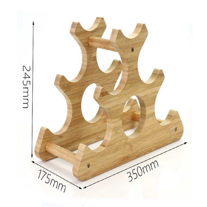 Bamboo Display Wine Rack - Medium-Small- Cellar Wall- 20110342