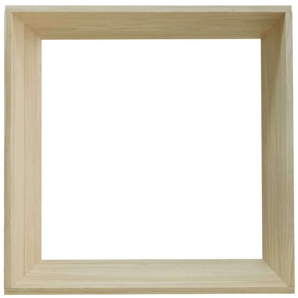 Cube Module Wine Rack - Natural Pine-Rich Black-Mahogany- Cellar Wall- 36241668