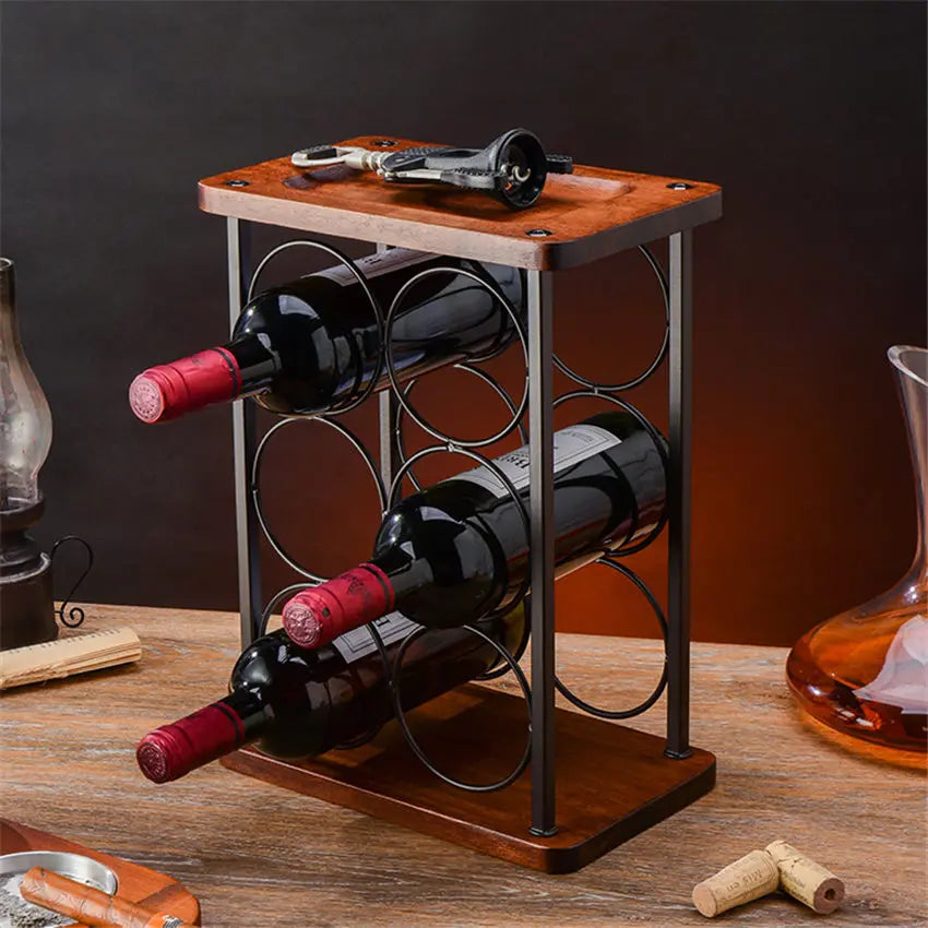 Elegant Wine and Glass Storage Rack - Hangable Cup-Bottles Only- Cellar Wall- 62379657
