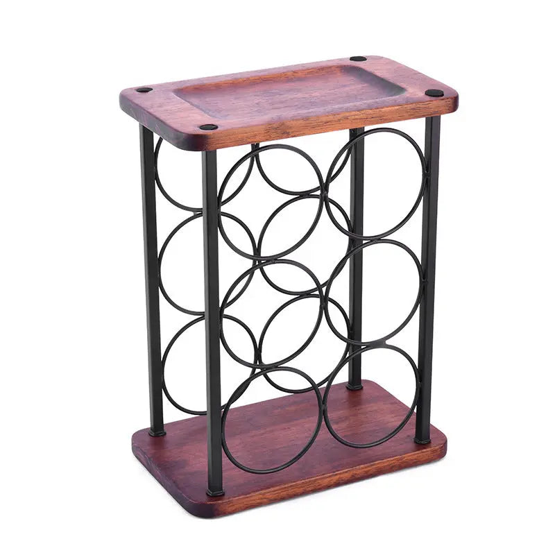 Elegant Wine and Glass Storage Rack - Hangable Cup-Bottles Only- Cellar Wall- 91296003
