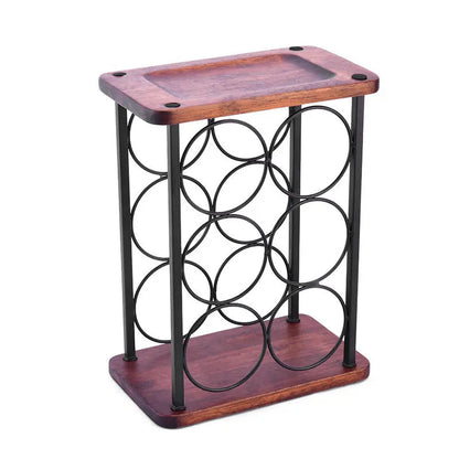 Elegant Wine and Glass Storage Rack - Hangable Cup-Bottles Only- Cellar Wall- 91296003