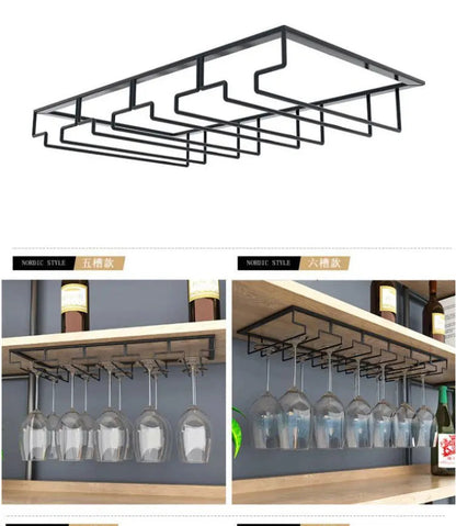 Wall Mount Wine Glass Holder  Cellar Wall