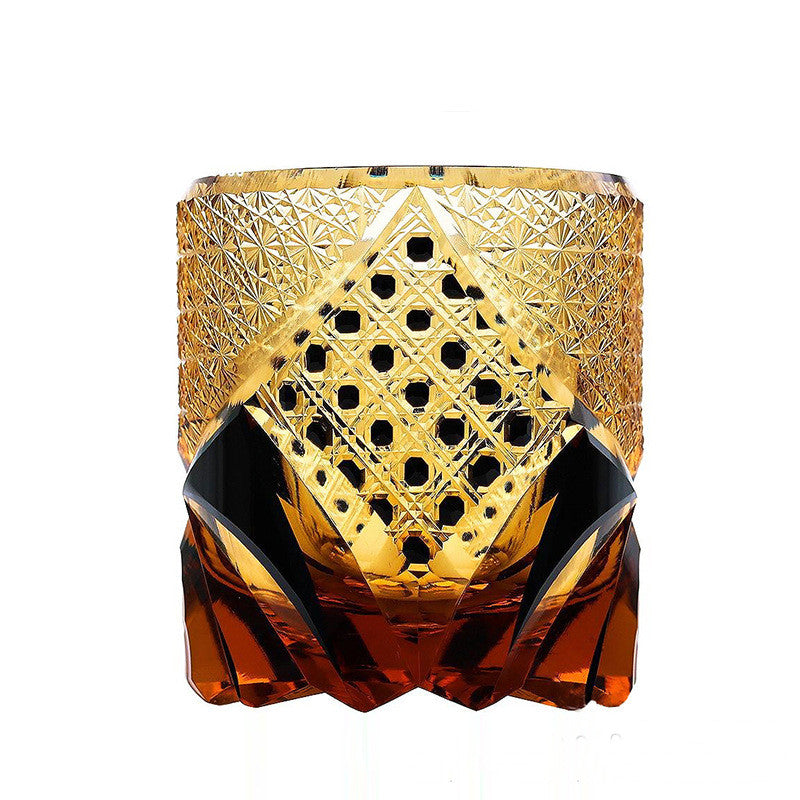 Japanese Fashion Crystal Glass Whiskey Glasses - Black- Cellar Wall- 14797949