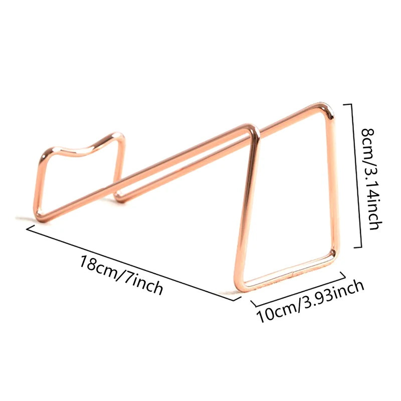 Sleek Modern Iron Wine Holder
