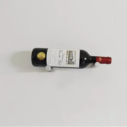 Single Bottle Wine Peg Silver Cellar Wall