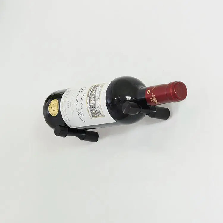 Single Bottle Wine Peg Black Cellar Wall