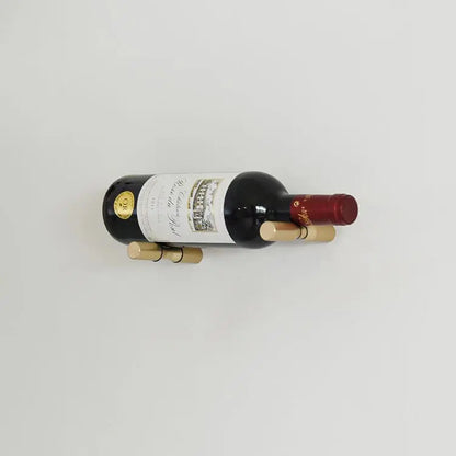 Single Bottle Wine Peg Gold Cellar Wall