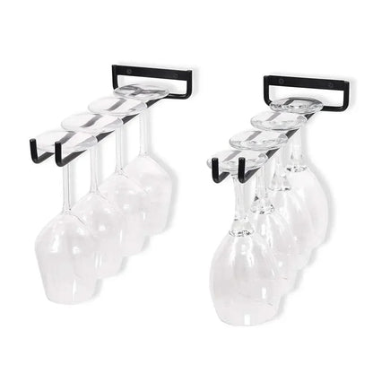 Wall Mounted Hanging Wine Glass Holder - Default Title- Cellar Wall- 80859963