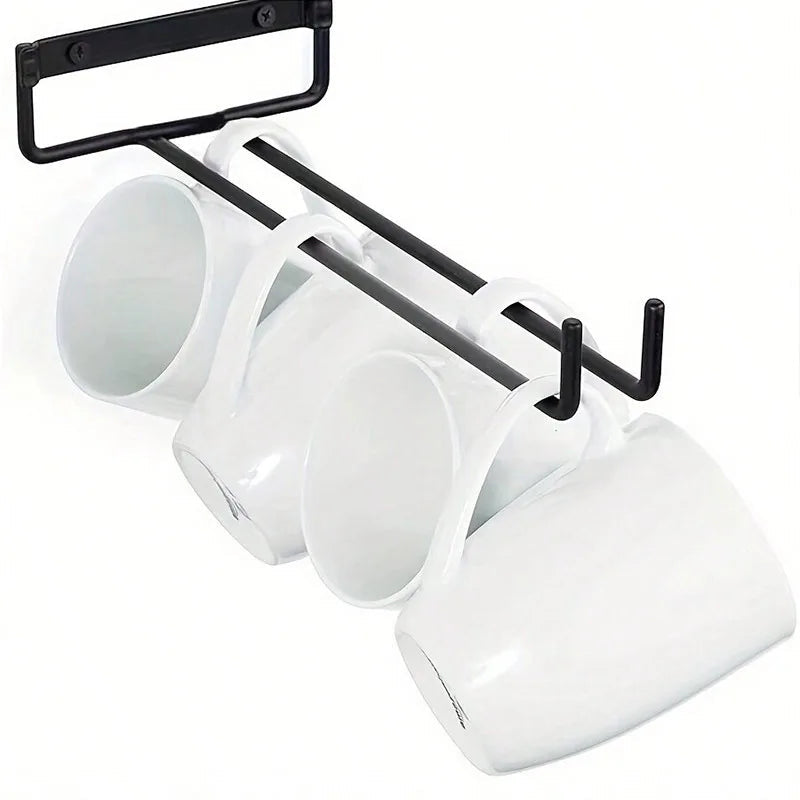 Wall Mounted Hanging Wine Glass Holder - Default Title- Cellar Wall- 55453214