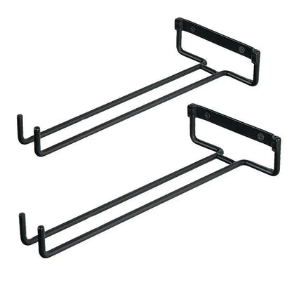 Wall Mounted Hanging Wine Glass Holder - Default Title- Cellar Wall- 29110935