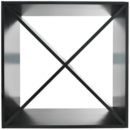 X-Module Wine Rack Cube - Natural Pine-Rich Black-Mahogany Brown-Interior Rich Black-Interior Natural Pine- Cellar Wall- 45687138