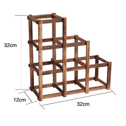 Wooden Folding Wine Rack