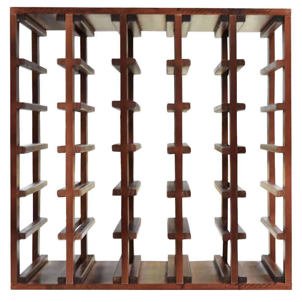 30 Bottles Cube Wine Rack  Cellar Wall